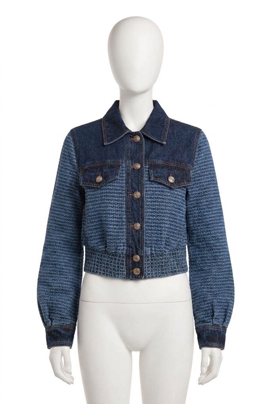 NEW DEAR JOHN DENIM chelsee denim jacket in moonlight
